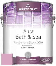 Benjamin Moore Aura 532 Bath & Spa Waterborne Interior Paint Matte Finish краска цвет 2085-50 Strawberry