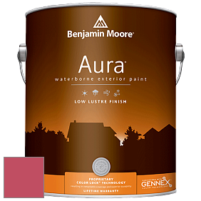 Benjamin Moore Aura 634 Waterborne Exterior Low Lustre Finish краска цвет 2003-30 Berry Wine