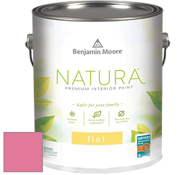 Benjamin Moore 512 Natura Interior Flat Finish матовая краска цвет 2000-40 Strawberry Shortcake