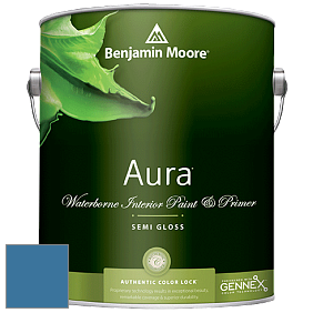 Benjamin Moore Aura 528 Waterborne Interior Semi-gloss Finish краска цвет 811 Old Glory