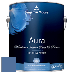 Benjamin Moore Aura 524 Waterborne Interior Eggshell Finish краска цвет NCS S 4040-R80B 