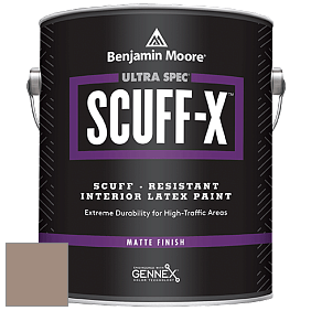 Benjamin Moore 484 Ultra Spec SCUFF-X Interior Matte Finish краска цвет 992 Ticonderoga Taupe