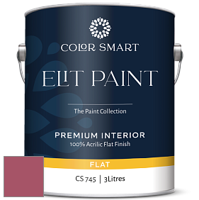 COLOR SMART CS 745 ELIT PAINT глубокоматовая моющаяся краска цвет 2084-30 Rouge