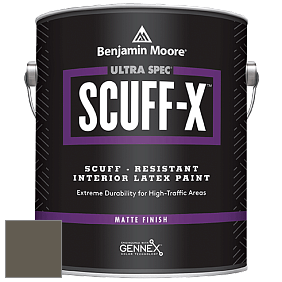 Benjamin Moore 484 Ultra Spec SCUFF-X Interior Matte Finish краска цвет 1491 Aegean Olive