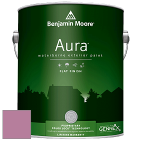 Benjamin Moore Aura 629 Waterborne Exterior Flat Finish краска цвет 2083-40 Begonia