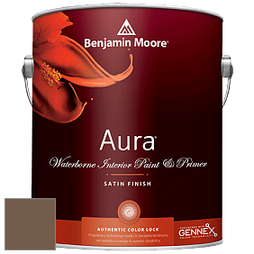Benjamin Moore Aura 526 Waterborne Interior Satin Finish покрытие цвет AF-165 