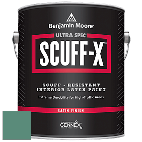 Benjamin Moore 486 Ultra Spec SCUFF-X Interior Satin Finish краска цвет NCS S 4030-B90G 