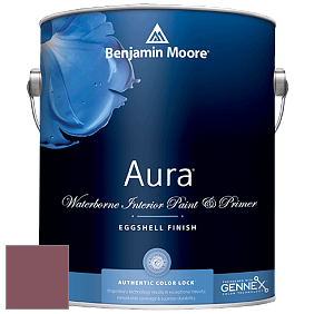 Benjamin Moore Aura 524 Waterborne Interior Eggshell Finish краска цвет 2082-30 Cherokee Brick