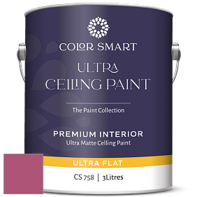 COLOR SMART CS 758 ULTRA CEILING PAINT ультраматовая краска цвет 2078-30 Royal Fuchsia