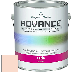 Benjamin Moore 792 Advance Interior Paint-Satin эмаль цвет 2014-60 Whispering Peach
