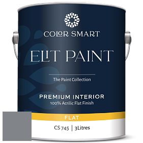 COLOR SMART CS 745 ELIT PAINT глубокоматовая моющаяся краска цвет 1615 Rock Gray