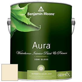 Benjamin Moore Aura 528 Waterborne Interior Semi-gloss Finish краска цвет 929 Angels Gate