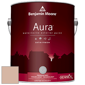 Benjamin Moore Aura 631 Waterborne Exterior Satin Finish краска цвет 1166 Groundhog Day