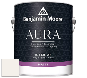 Benjamin Moore Aura 522 Interior Paint - Matte краска цвет 879 White Opulence