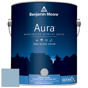 Benjamin Moore Aura 632 Waterborne Exterior Semi-Gloss Finish краска цвет 837 Sheer Romance