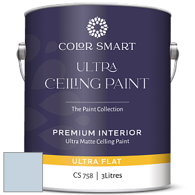 COLOR SMART CS 758 ULTRA CEILING PAINT ультраматовая краска цвет 827 Lake Placid