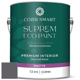 COLOR SMART CS 619 SUPREM ECO PAINT матовая краска цвет NCS S 7005-R50B 