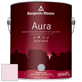 Benjamin Moore Aura 631 Waterborne Exterior Satin Finish краска цвет 2080-70 Aztec Lily