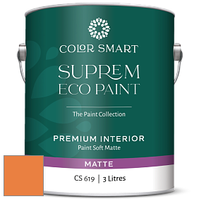 COLOR SMART CS 619 SUPREM ECO PAINT матовая краска цвет 2015-30 Calypso Orange