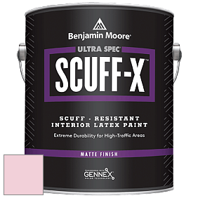 Benjamin Moore 484 Ultra Spec SCUFF-X Interior Matte Finish краска цвет 2087-60 Ribbon Pink