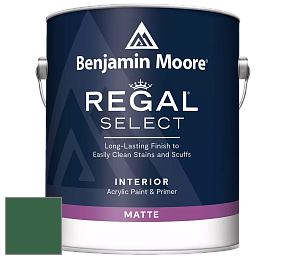 Benjamin Moore 548 IRegal Select Interior Paint - Matte краска цвет 2040-10 Rainforest Foliage