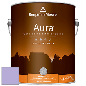 Benjamin Moore Aura 634 Waterborne Exterior Low Lustre Finish краска цвет 2071-50 Amethyst Cream