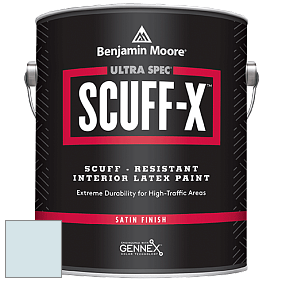 Benjamin Moore 486 Ultra Spec SCUFF-X Interior Satin Finish краска цвет 813 Sweet Bluette