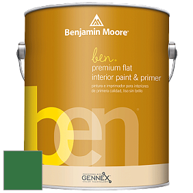 Benjamin Moore Ben W625 Premium Interior Latex Flat краска цвет 2037-10 Amazon Moss