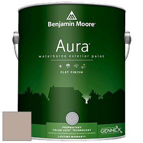 Benjamin Moore Aura 629 Waterborne Exterior Flat Finish краска цвет 997 Baja Dunes
