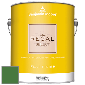 Benjamin Moore 547 Regal Select Waterborne Interior Flat Finish краска цвет 2034-10 Clover Green