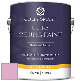 COLOR SMART CS 758 ULTRA CEILING PAINT ультраматовая краска цвет 2078-50 Pink Begonia