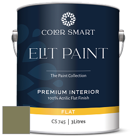 COLOR SMART CS 745 ELIT PAINT глубокоматовая моющаяся краска цвет 489 Oak Grove