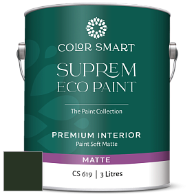 COLOR SMART CS 619 SUPREM ECO PAINT матовая краска цвет RAL 6007 