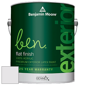 Benjamin Moore Ben 541 Waterborne Exterior Flat Finish краска цвет 882 Feathered Violet