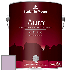 Benjamin Moore Aura 631 Waterborne Exterior Satin Finish краска цвет 1376 Angelina