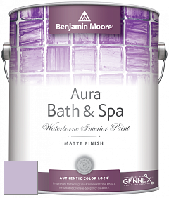 Benjamin Moore Aura 532 Bath & Spa Waterborne Interior Paint Matte Finish краска цвет 1389 Wishing Well