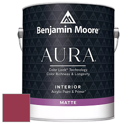 Benjamin Moore Aura 522 Interior Paint - Matte краска цвет 2079-10 Candy Cane Red