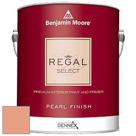 Benjamin Moore 550 Regal Select Waterborne Interior Pearl Finish краска цвет 068 Succulent Peach