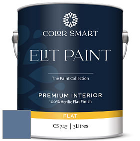 COLOR SMART CS 745 ELIT PAINT глубокоматовая моющаяся краска цвет 825 Blue Nova
