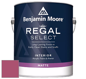 Benjamin Moore 548 IRegal Select Interior Paint - Matte краска цвет 1349 Pink Corsage