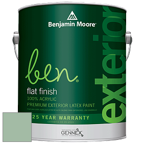 Benjamin Moore Ben 541 Waterborne Exterior Flat Finish краска цвет 627 Spring Break