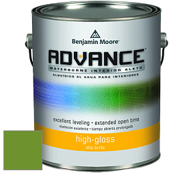 Benjamin Moore 794 Advance Interior Paint-High Gloss глянцевая алкидная эмаль цвет 2029-10 Basil Green