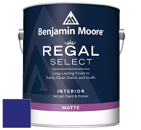 Benjamin Moore 548 IRegal Select Interior Paint - Matte краска цвет RAL 5002 