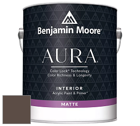 Benjamin Moore Aura 522 Interior Paint - Matte краска цвет 2109-10 Classic Brown