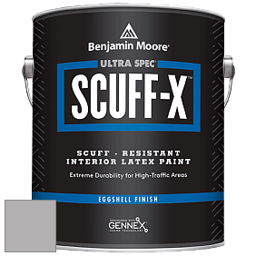 Benjamin Moore 485 Ultra Spec SCUFF-X Interior Eggshell Finish краска цвет 1460 Silver Dollar