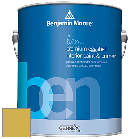Benjamin Moore Ben W626 Premium Interior Latex Eggshell краска цвет 371 Bright Gold