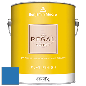 Benjamin Moore 547 Regal Select Waterborne Interior Flat Finish краска цвет RAL 5015 