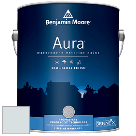 Benjamin Moore Aura 632 Waterborne Exterior Semi-Gloss Finish краска цвет 1618 First Snowfall