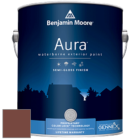 Benjamin Moore Aura 632 Waterborne Exterior Semi-Gloss Finish краска цвет 2092-10 Clydesdale Brown