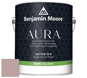 Benjamin Moore Aura 528 Waterborne Interior Semi-gloss Finish краска цвет 1243 Monet